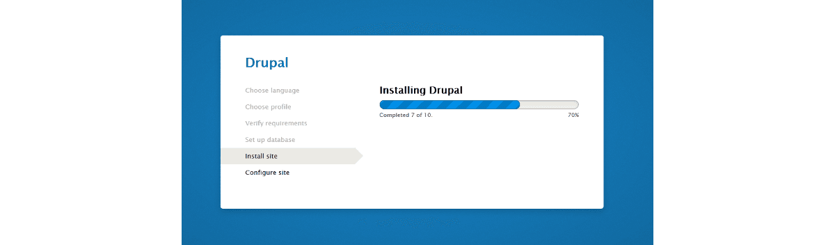 Drupal Install Banner