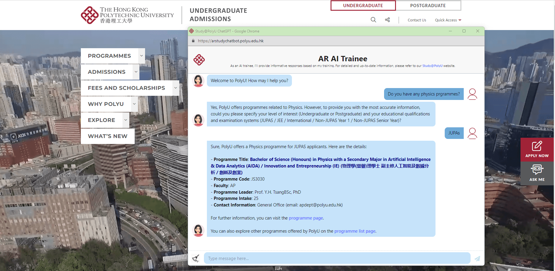 GPT Chatbot for Universities