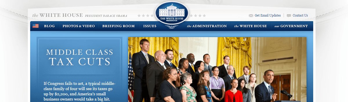 white house website