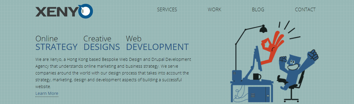 Xenyo web design case study